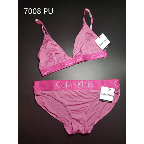 Conjunto Sujetador y Slip Calvin Klein Mujer Rosa - Haga un click en la imagen para cerrar